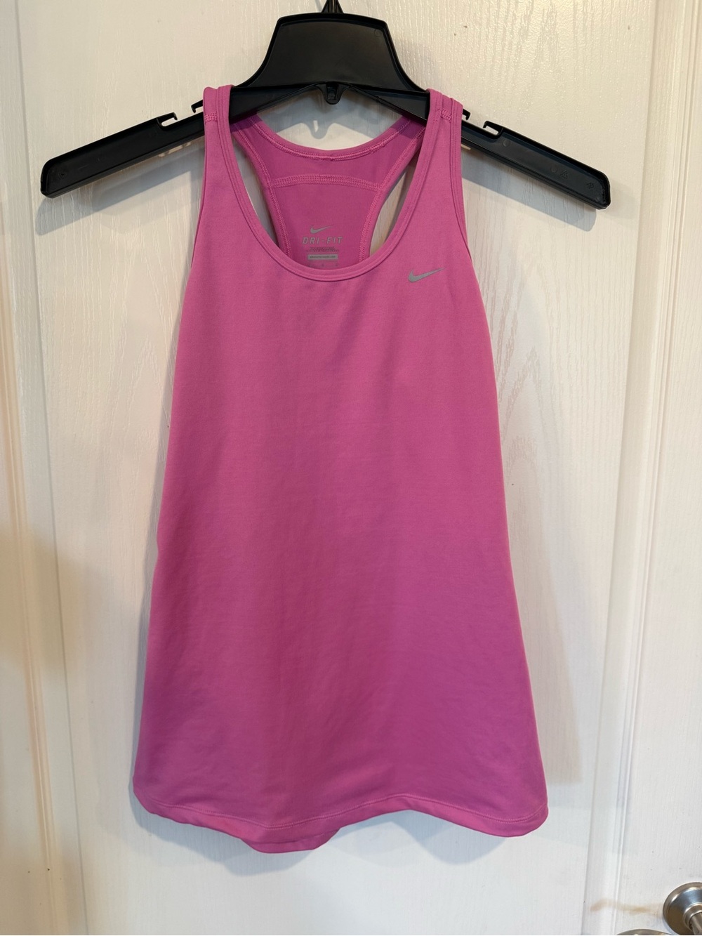 Nike Women's pink Dri-FIT racerback Running training gym workout tank top medium